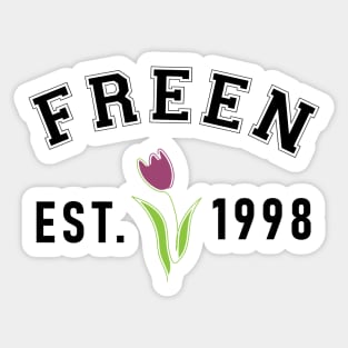 Freen Est 1998 in Black Design Sticker